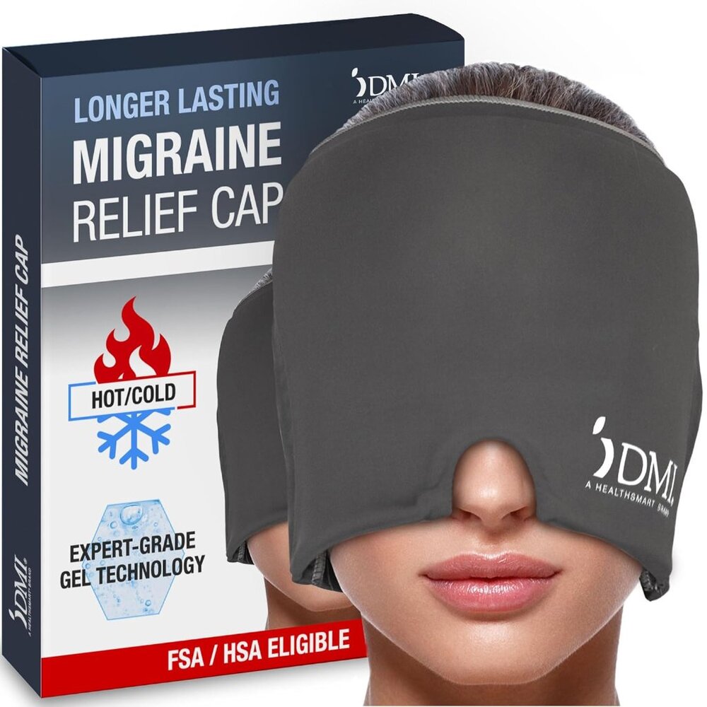 NWT DMI Ultra Migraine Relief Cap | Natural Headache Relief | Gel Eye Mask | Ice - Picture 3 of 8